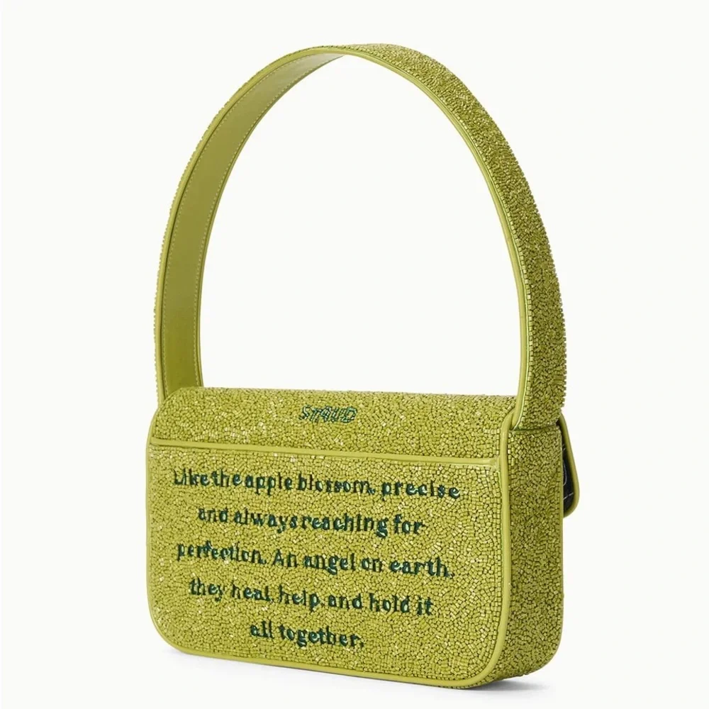 STAUD BEADED ZODIAC TOMMY BAG VIRGO - Picture 2 of 11